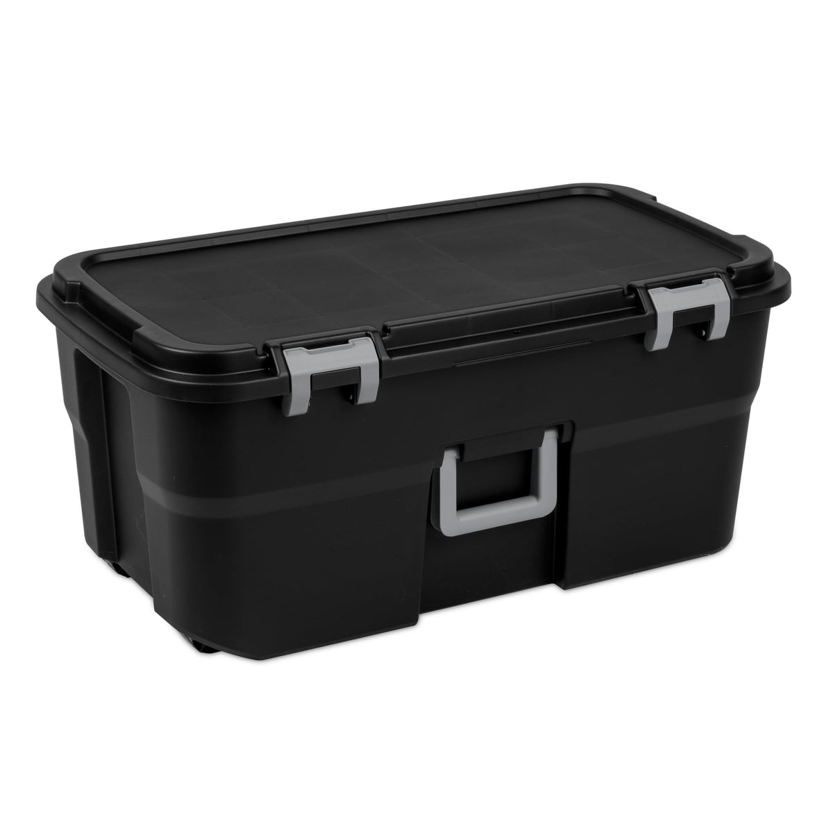 22 Gallon Lockable Heavy-Duty Plastic Storage Trunk D604045