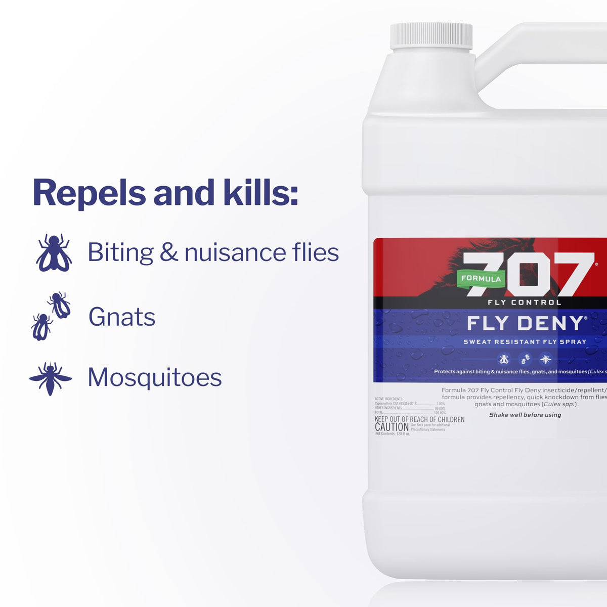 Fly Deny Spray for Horses & Ponies 1 Gallon A3011