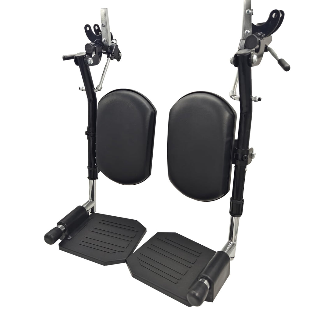 Black Padded Wheelchair Legrest Assembly N491