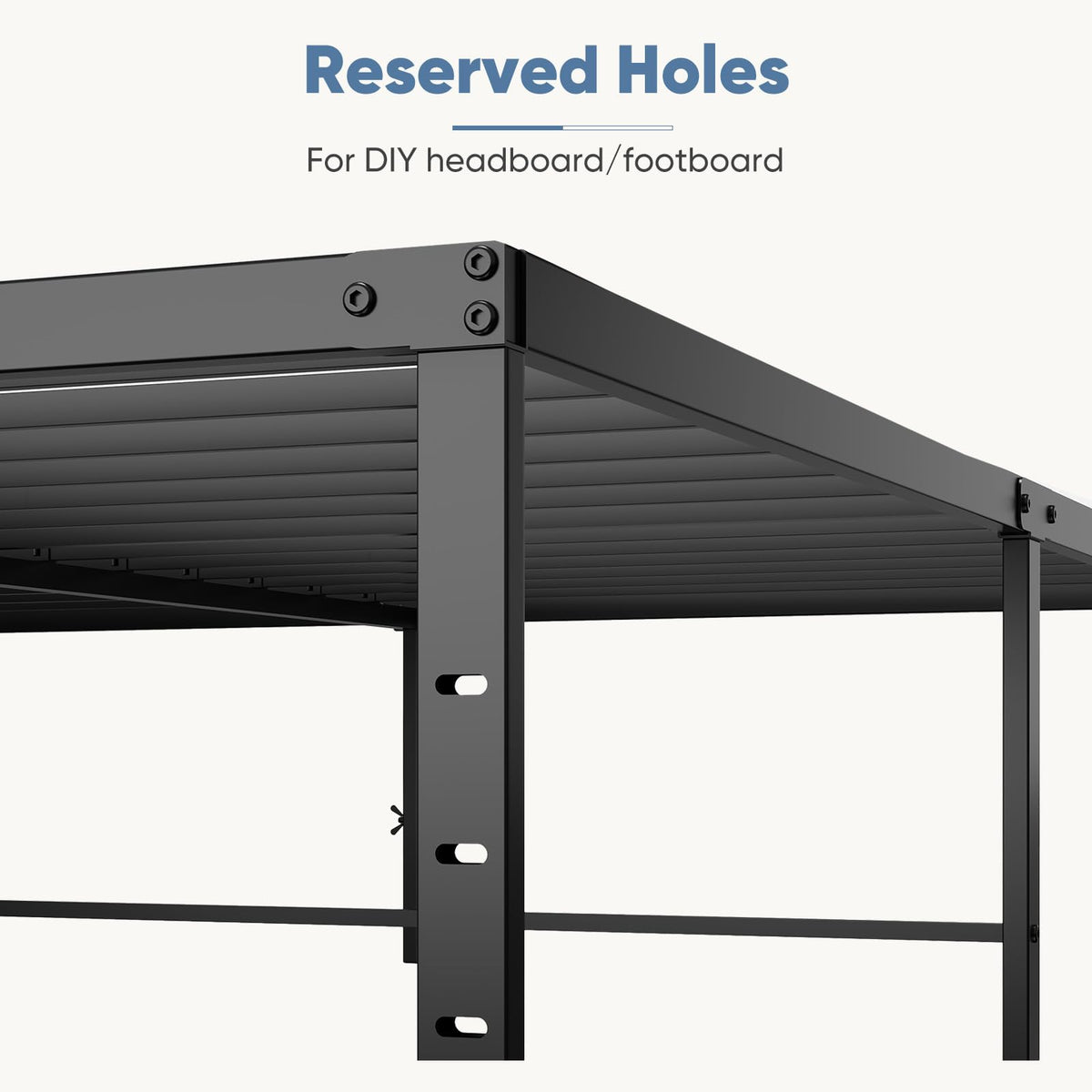 18" Heavy Duty Metal Queen Bed Frame D673999