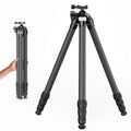 Carbon Fiber Hunting Tripod with Bubble Level and Ball Head K974