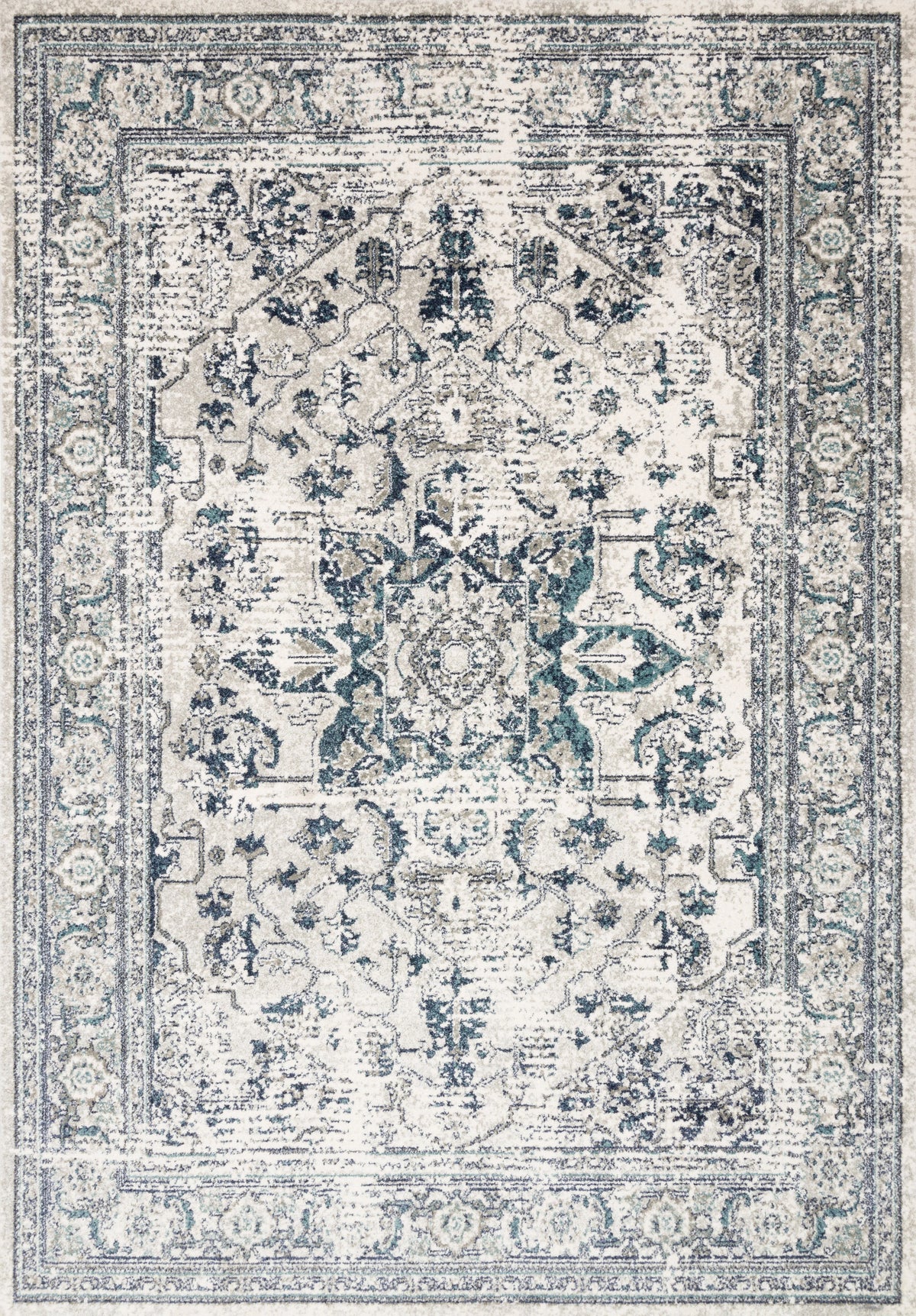 Lt. Green Blue Rug 11'6 x 15' L976
