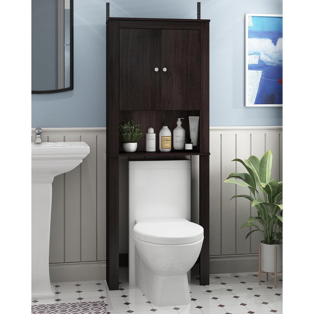 Black Over The Toilet Storage Cabinet K16609