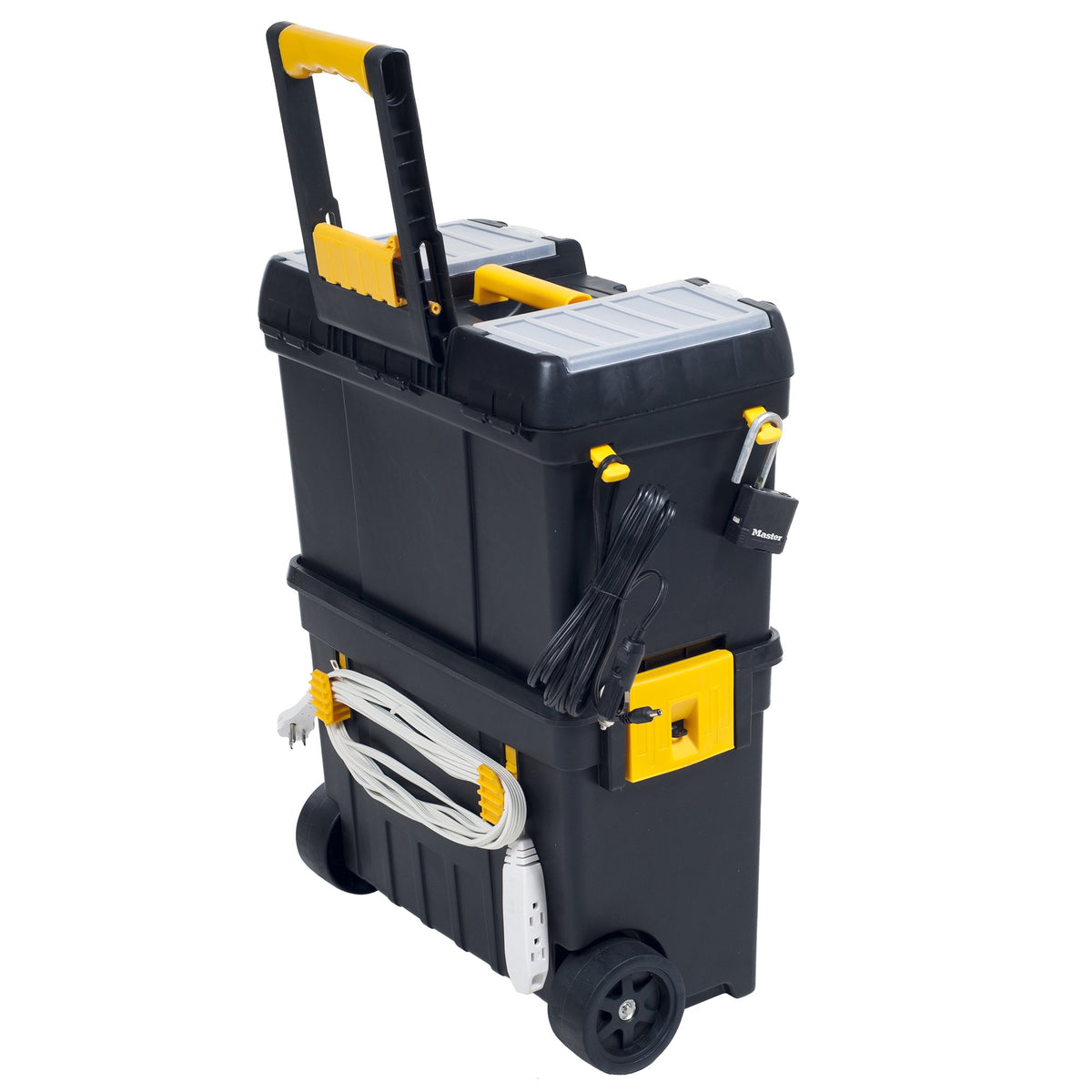 Portable Stackable Toolbox with Wheels and Drawers D7256