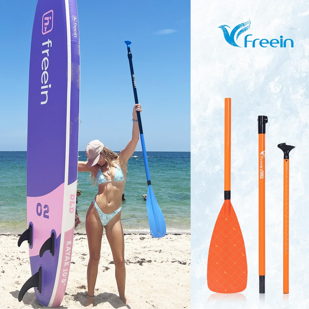 Fiberglass Paddle Board Paddle I5954