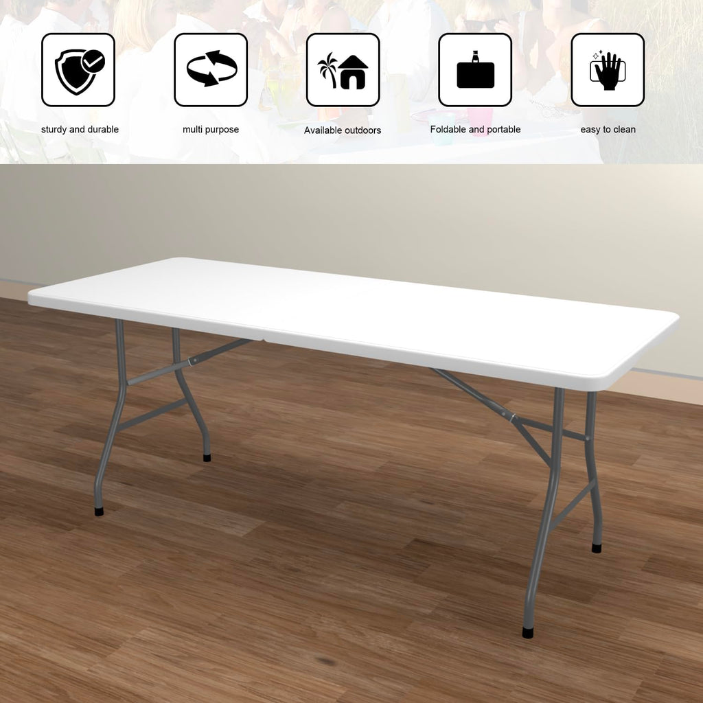 White Folding Table G340
