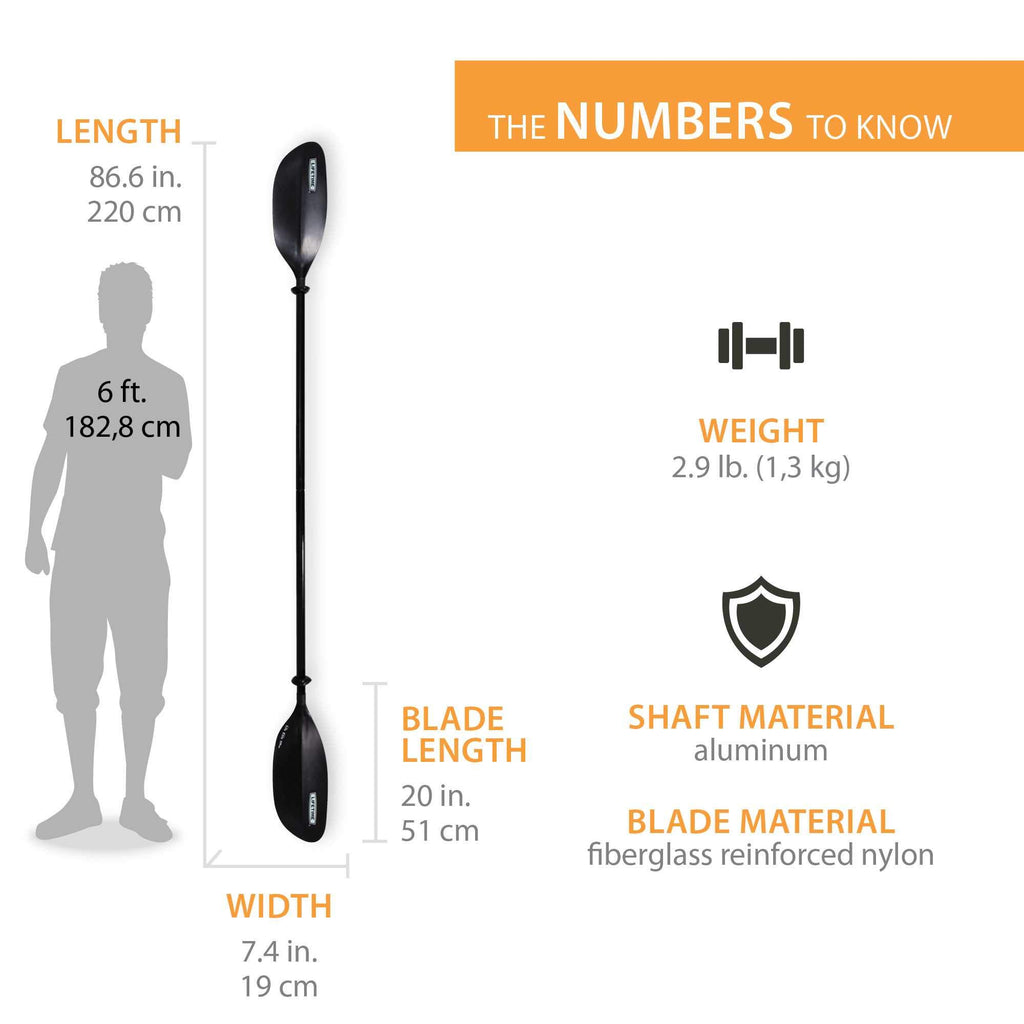 Black Kayak Paddle Q8732