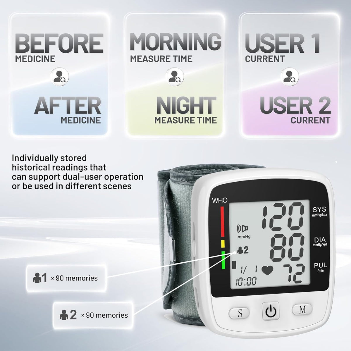 Blood Pressure Monitor Wrist W6924