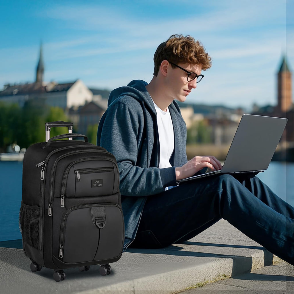 Rolling Backpack with 4 Wheels O16592