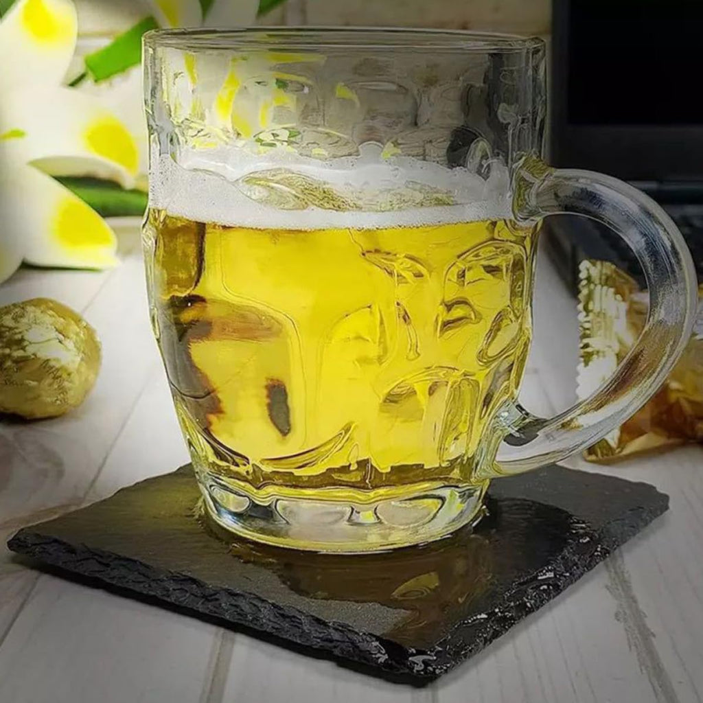 Natural Stone Square Drink Coasters Set D53900