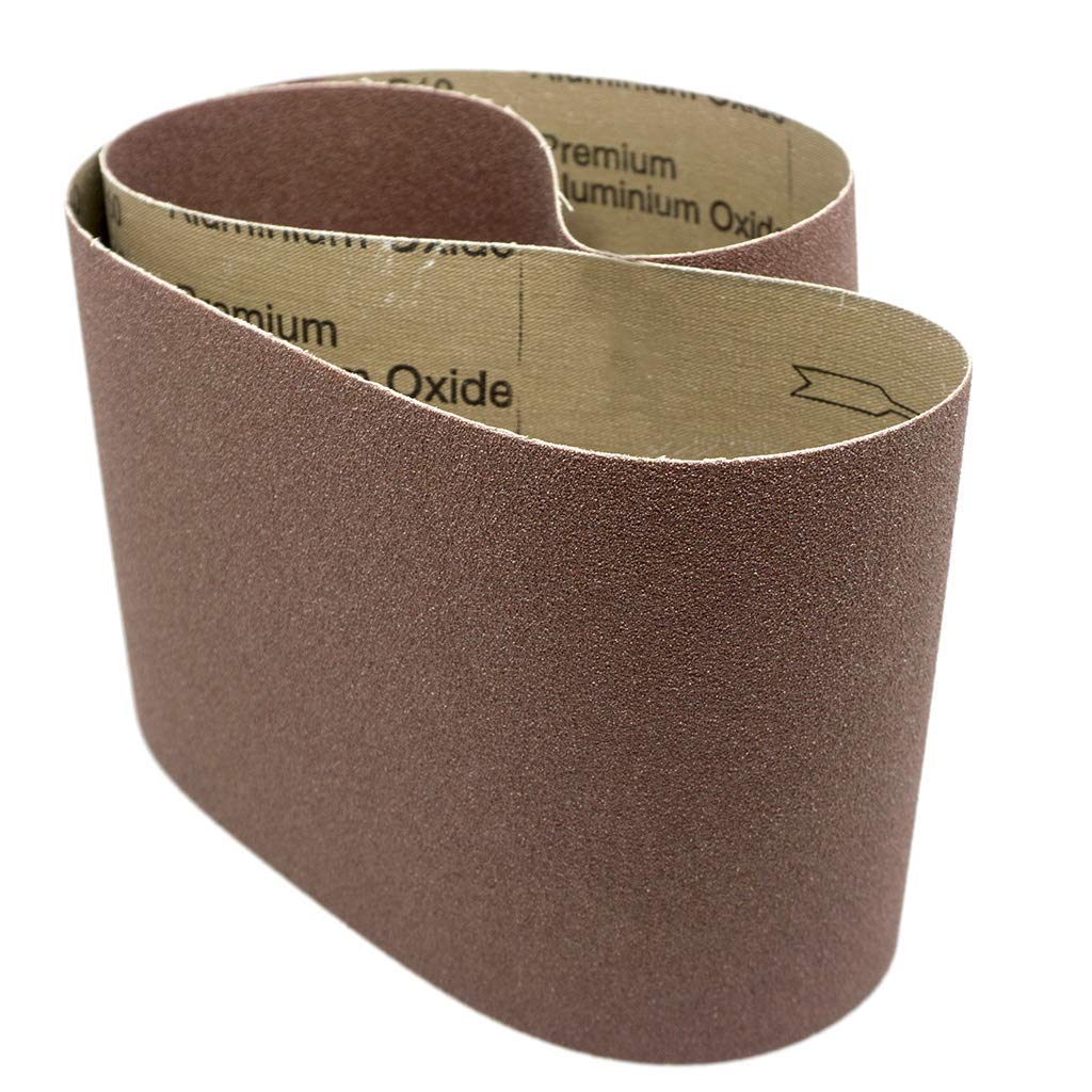 6” x 48” Aluminum Oxide Sanding Belts 120 Grit 2 Pack U443