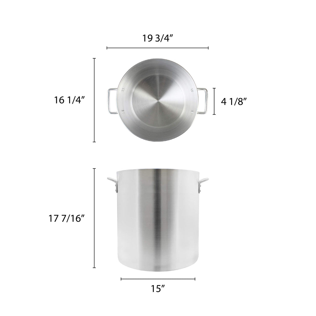 60 quart Aluminum Stock Pot F84894