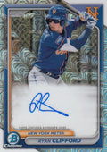 2024 Bowman Chrome Mega Box Prospect Autograph Mojo Refractor Baseball Trading Card I9340