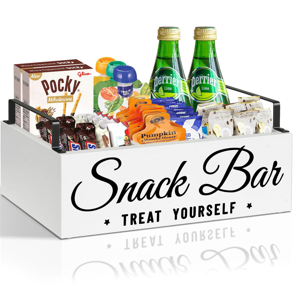 Wood 4 Compartment Snack Organizer H4274