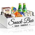 Wood 4 Compartment Snack Organizer H4274