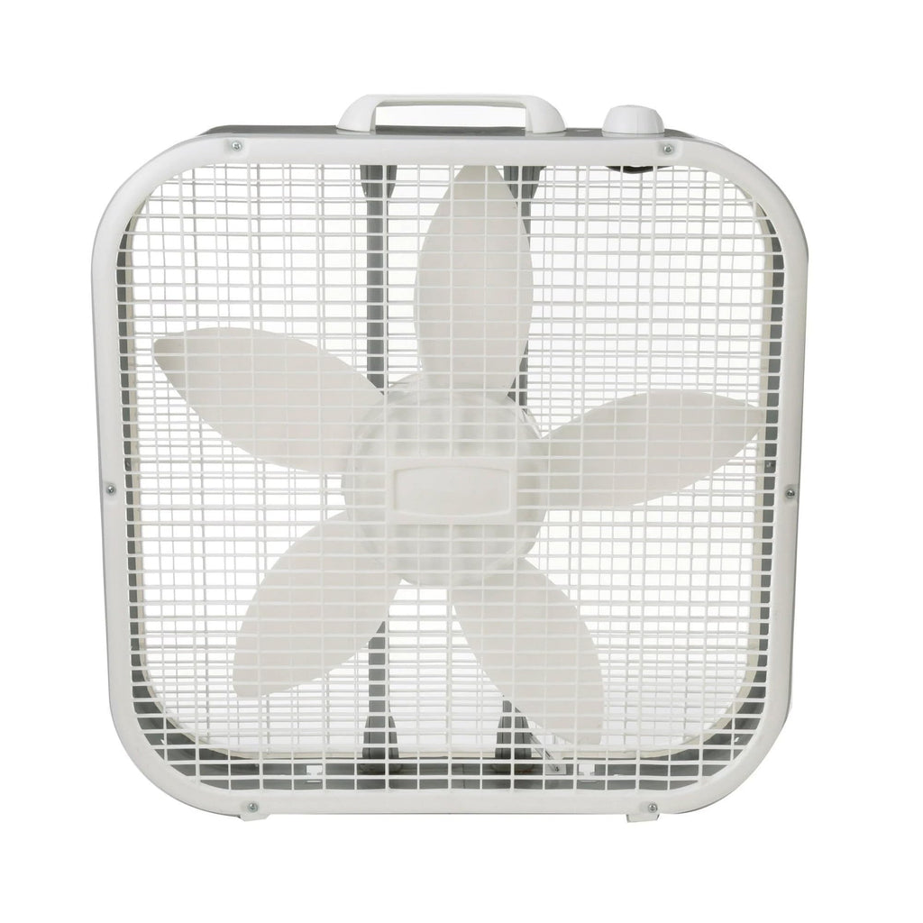 20 Inch 3 Speed White Box Fan N348
