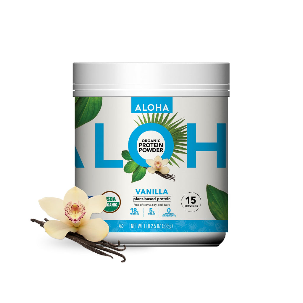 Organic Plant Based Vanilla Protein Powder 19.6 oz V823