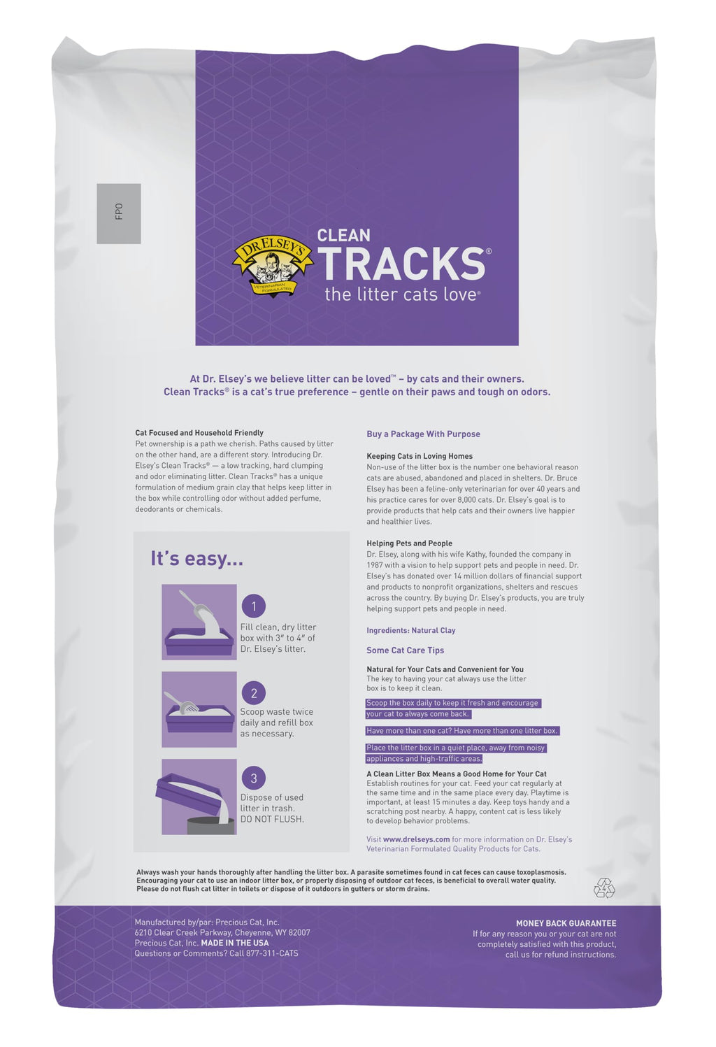 Clumping Clay Cat Litter 18 lb. Bag D257249