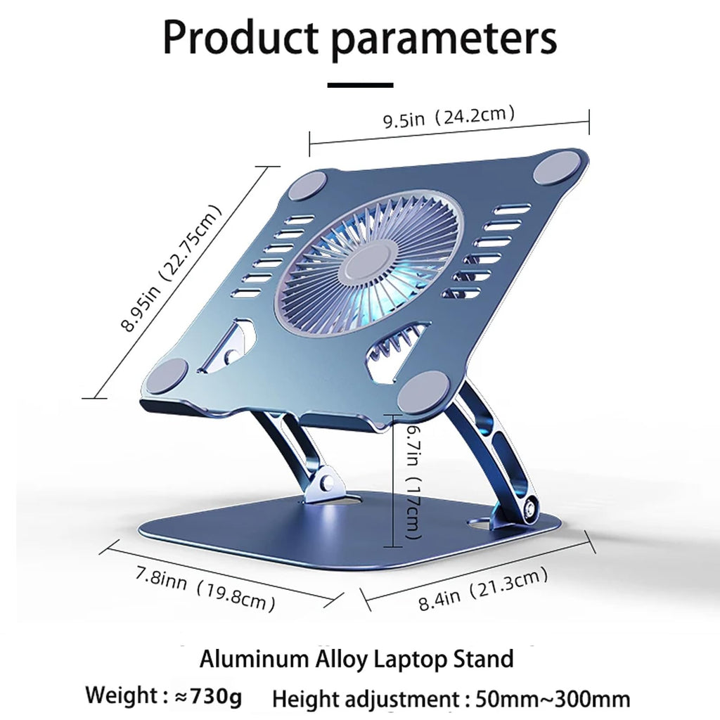 Laptop Cooling Pad Stand Blue & Gray G505559