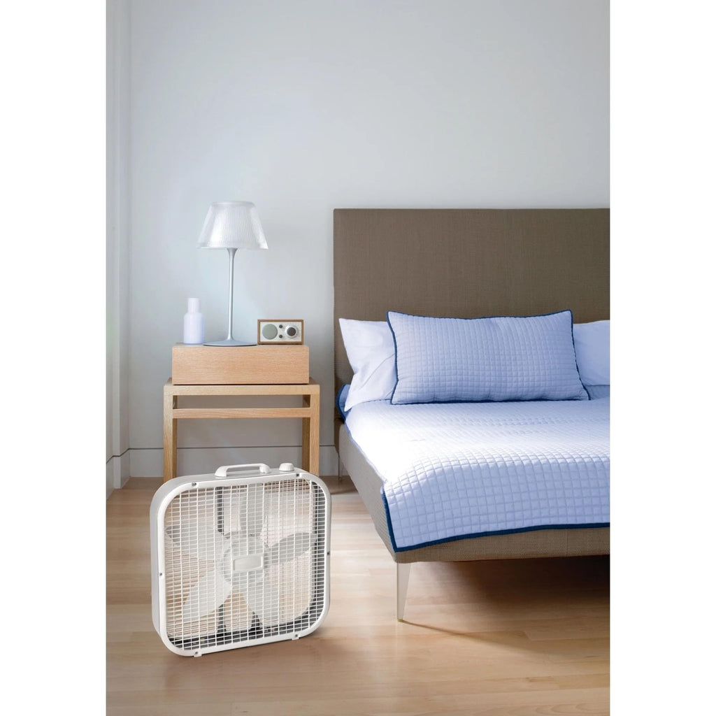 20 Inch 3 Speed White Box Fan N348