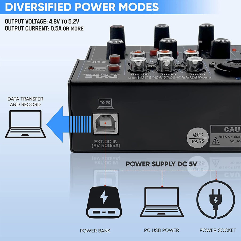 4 Channel Bluetooth Audio Mixer Z63310