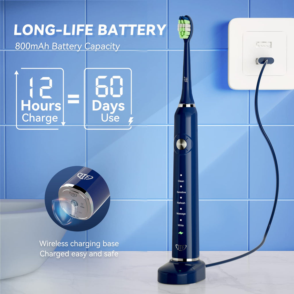 Electric Toothbrush with 5 Modes & Smart Timer F449