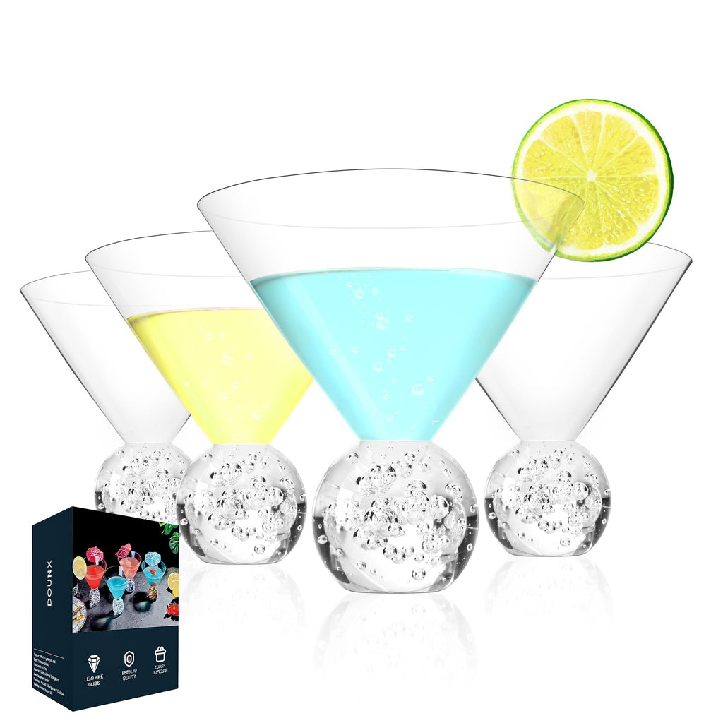 10oz Stemless Martini Glasses Set of 4 V60677