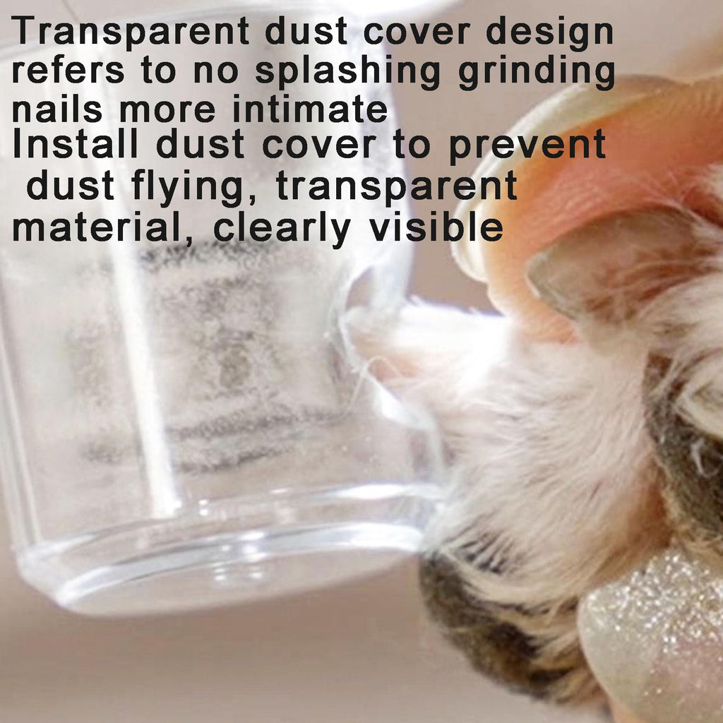 Electric Pet Nail Grinder, Low Noise, 3-Speed, Diamond Grinding Head H32912