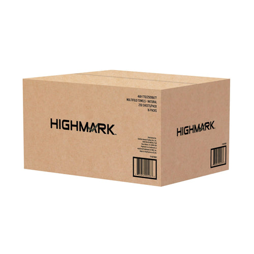 100% Recycled Multifold Paper Towels, Natural, 250 Per Sleeve, Case Of 16 Sleeves U569217
