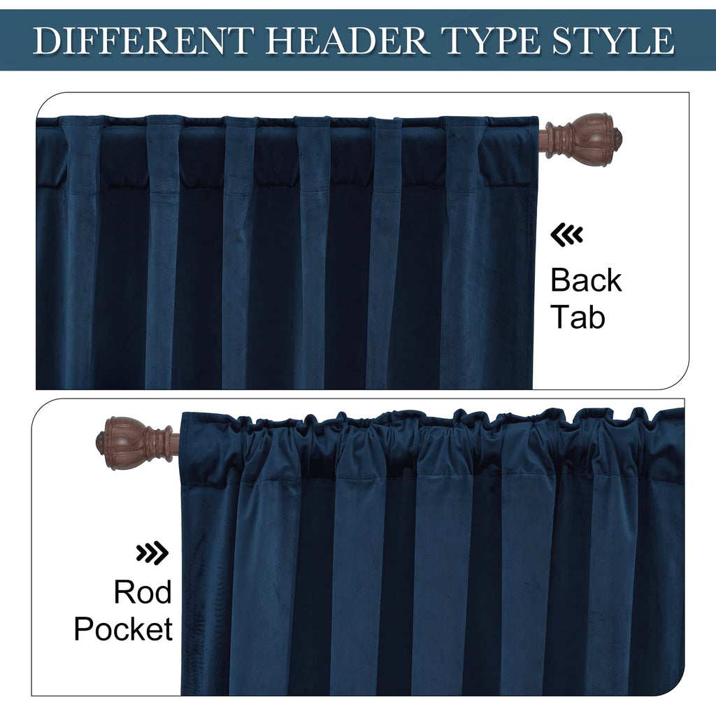 Velvet Curtains 84 inches M691