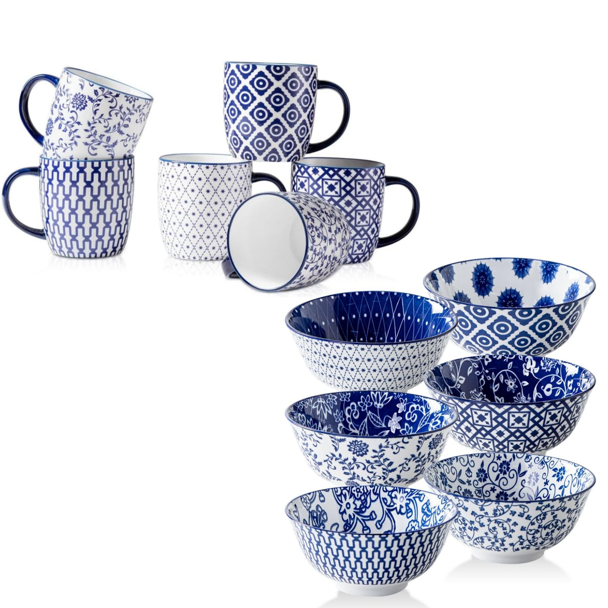 12 Pcs Ceramic Dinnerware Set G97944