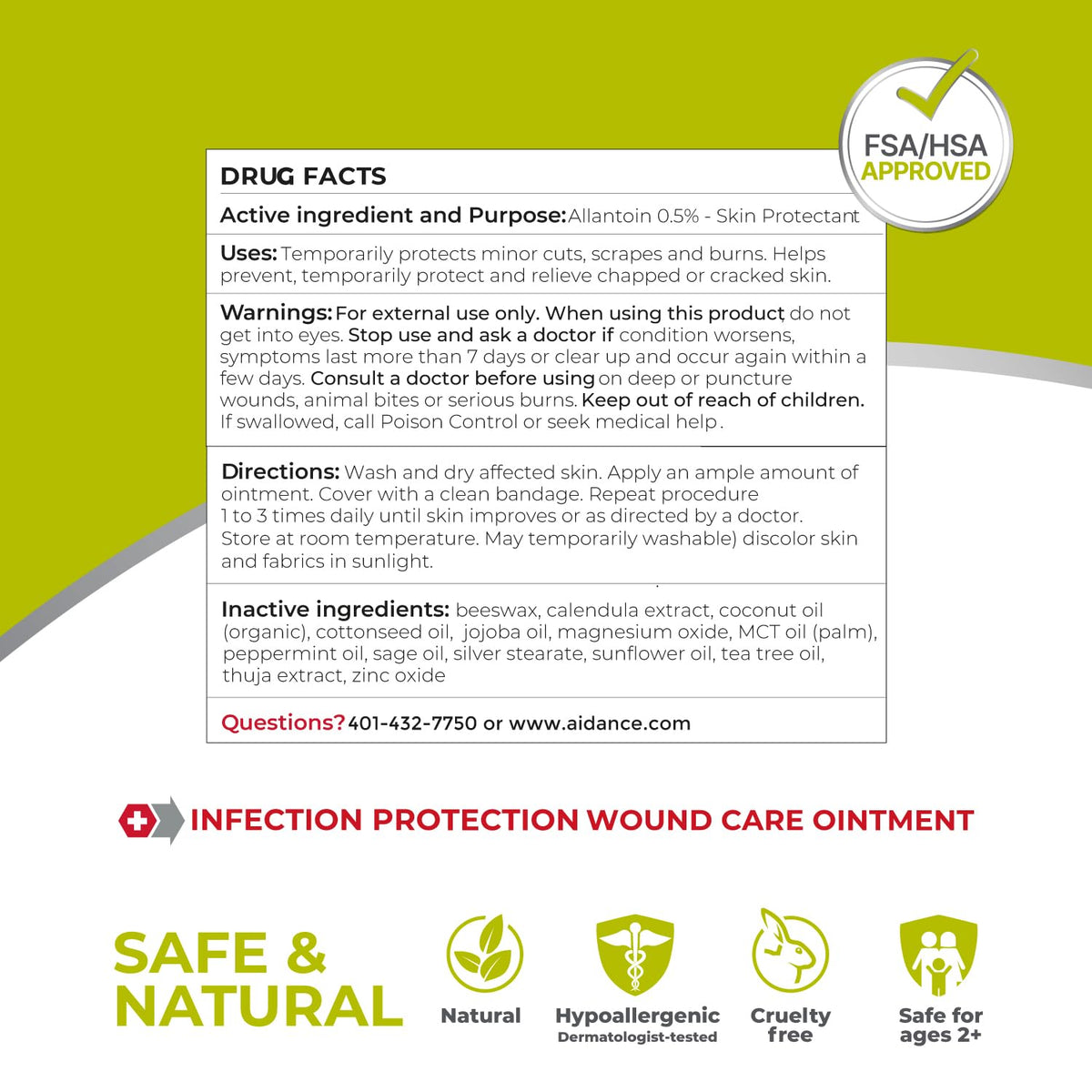 Wound Care Healing Ointment 0.5oz S500439