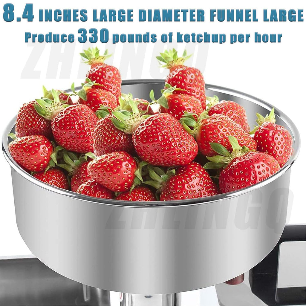 450W Electric Sauce Maker with Funnel & Trough M160