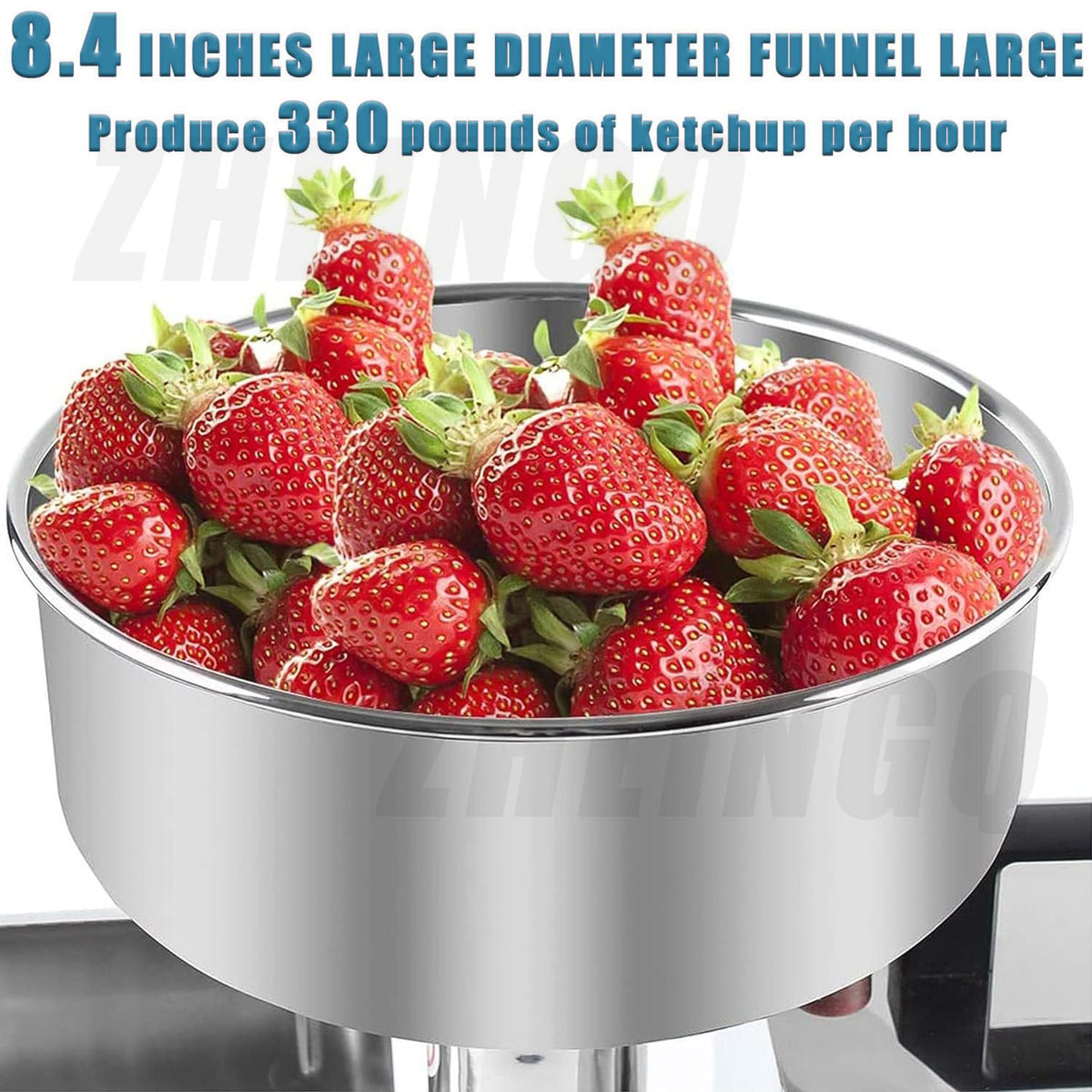 450W Electric Sauce Maker with Funnel & Trough M160