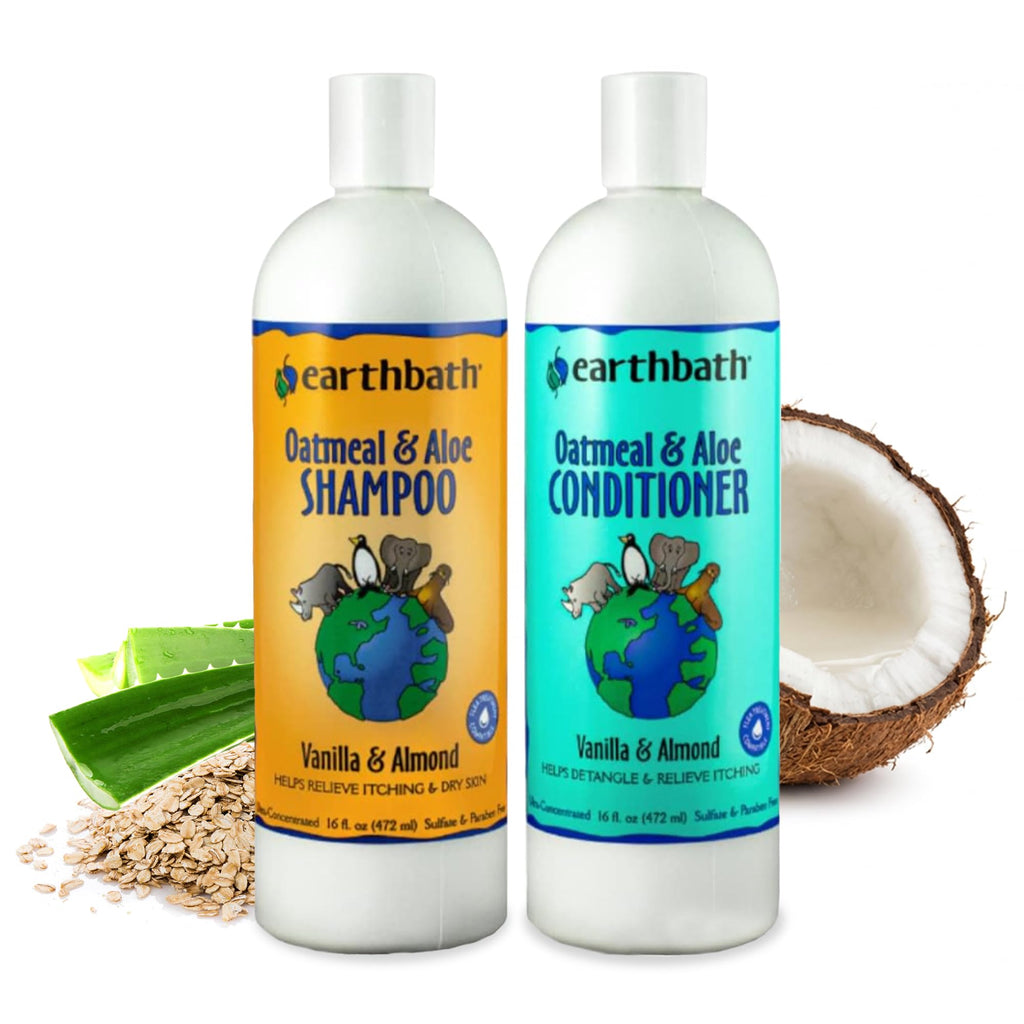 Oatmeal & Aloe Dog Shampoo and Conditioner 16 Oz Q56438