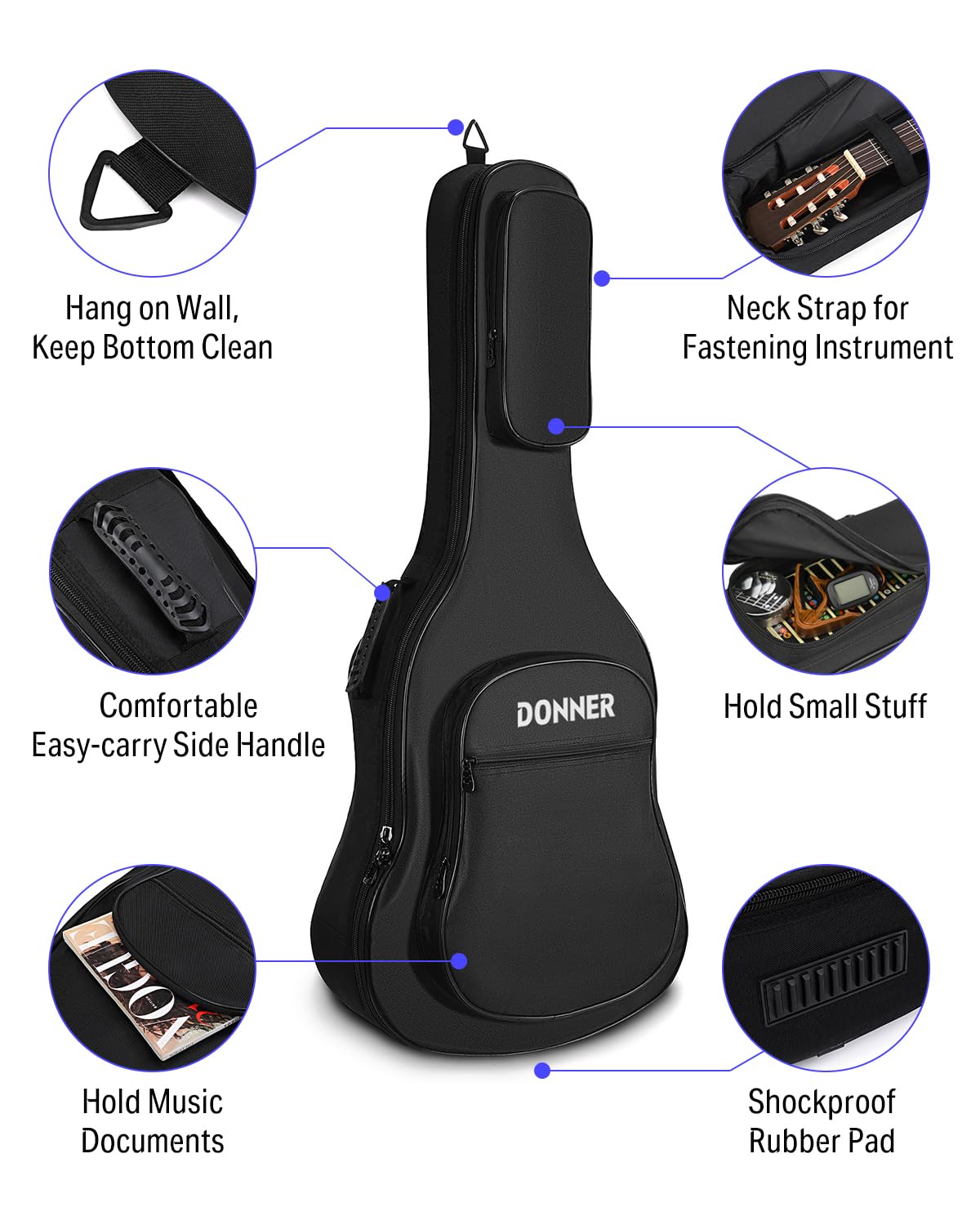 36 Inch Acoustic Guitar Case S713
