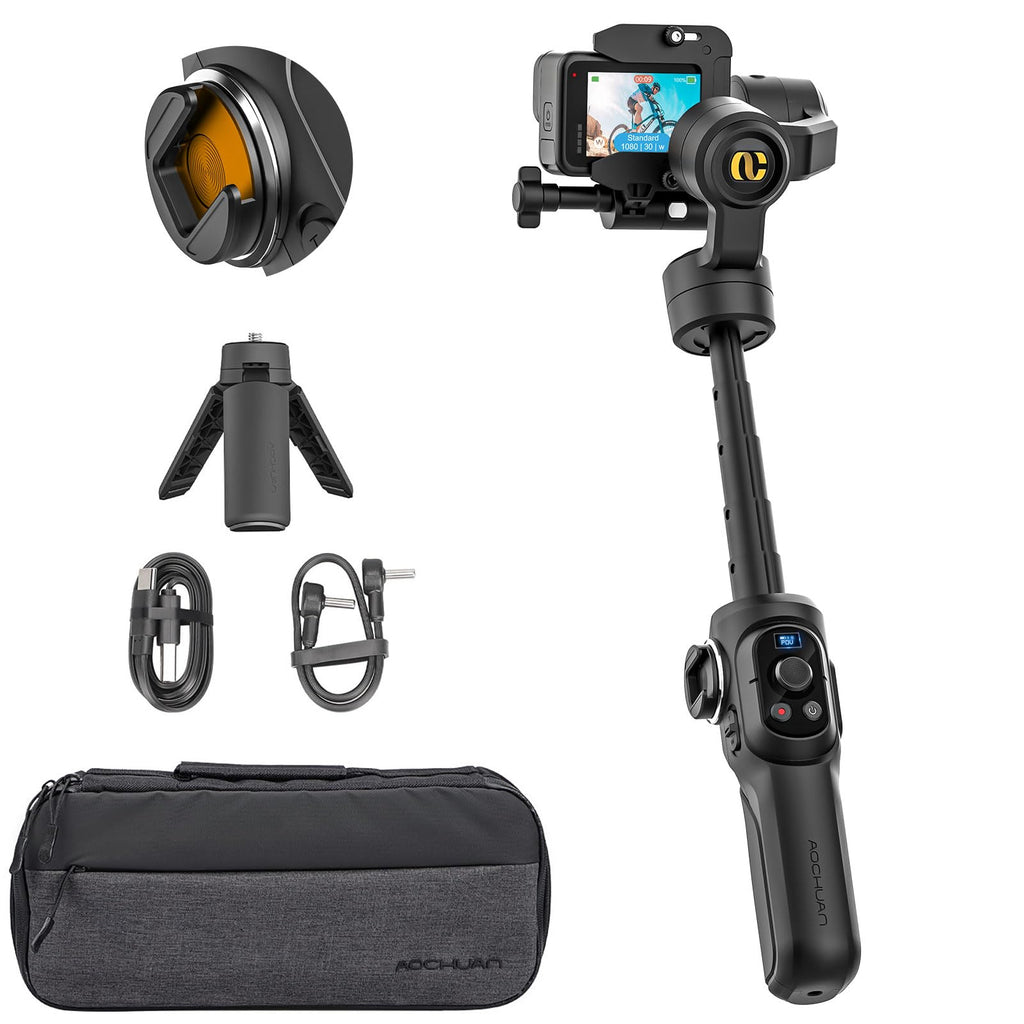 3-axis Handheld Gimbal Stabilizer with Extension Rod T4327