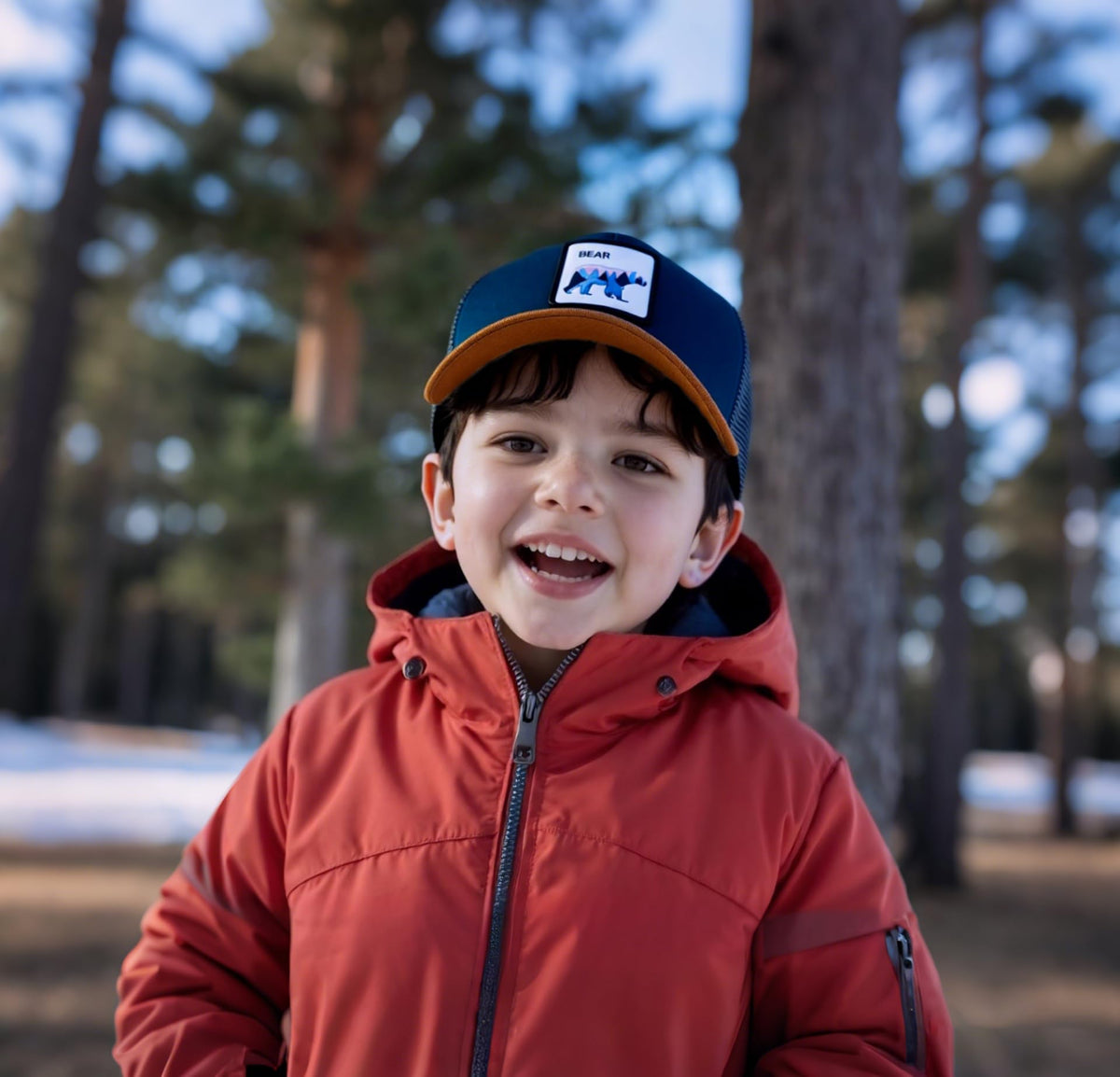 Toddler Mesh Snapback Baseball Cap E1228
