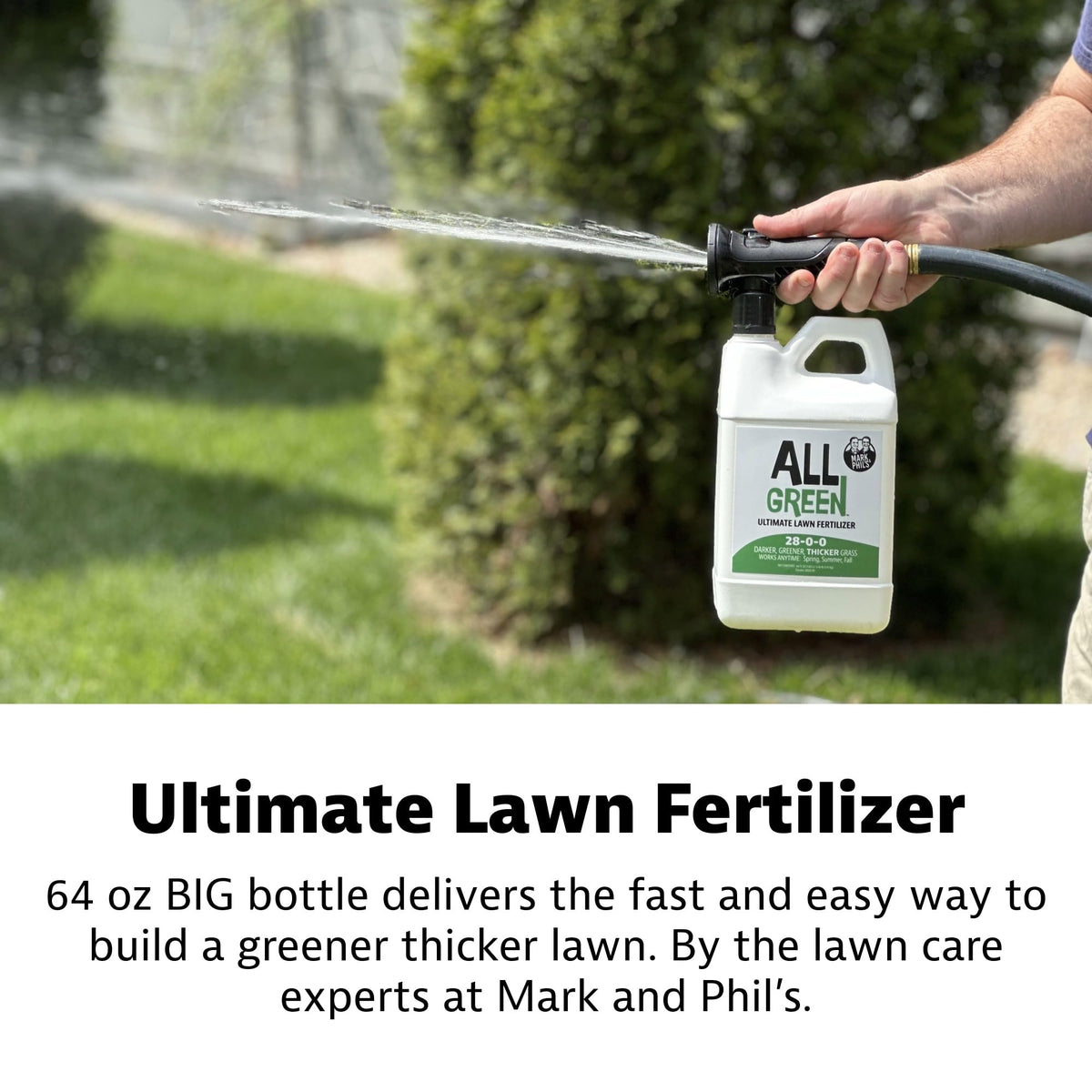 Liquid Lawn Fertilizer 28-0-0 64 oz Hose End Sprayer G44848