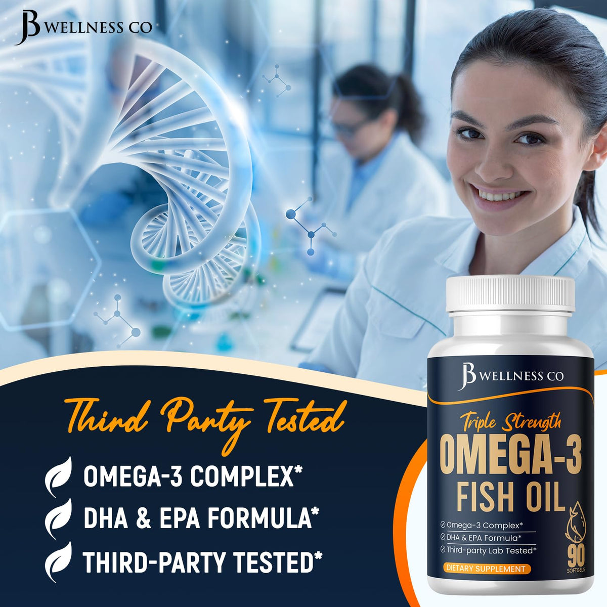 Omega 3 Fish Oil 3750 mg EPA & DHA 270 Count V620108