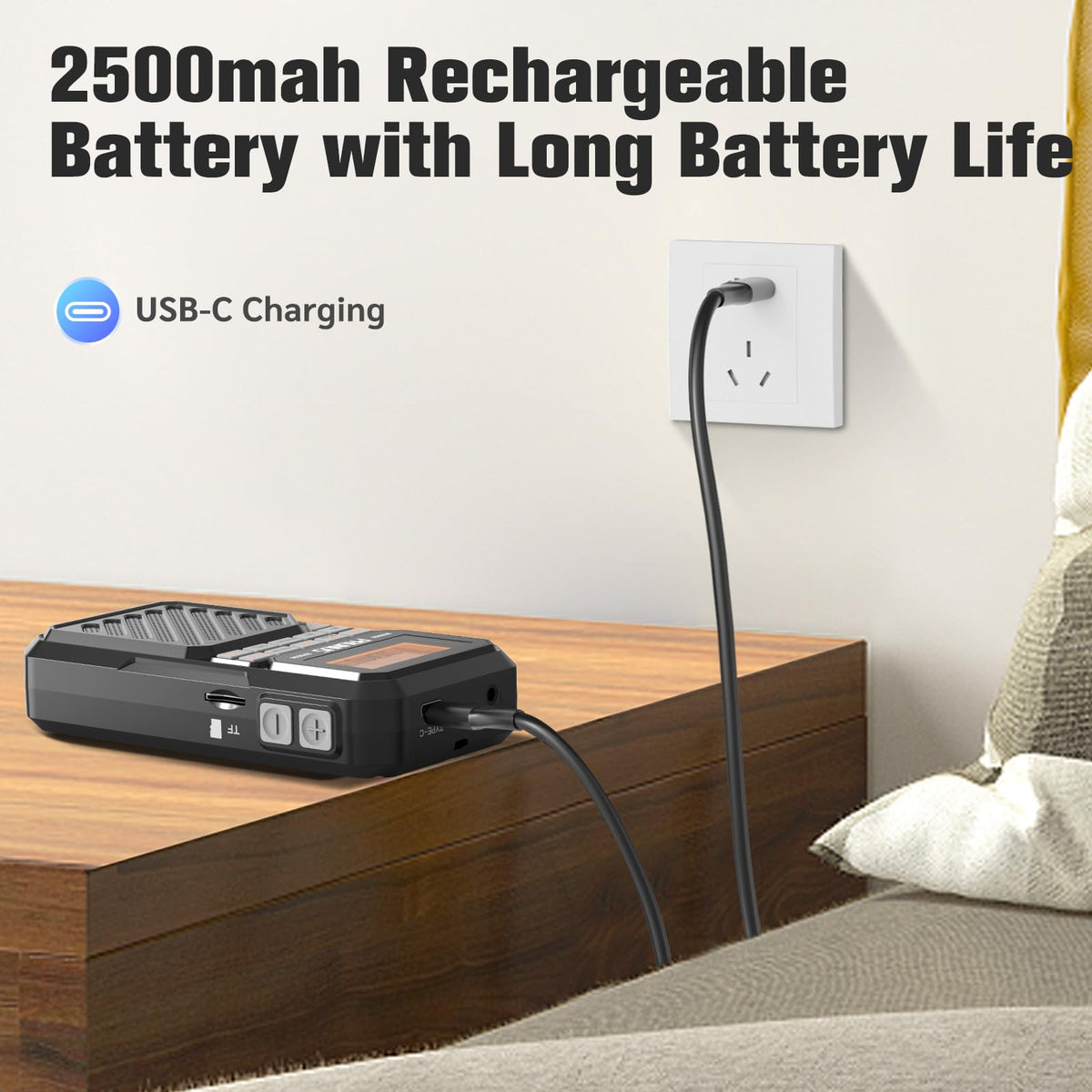Portable AM FM Radio with Bluetooth E600557