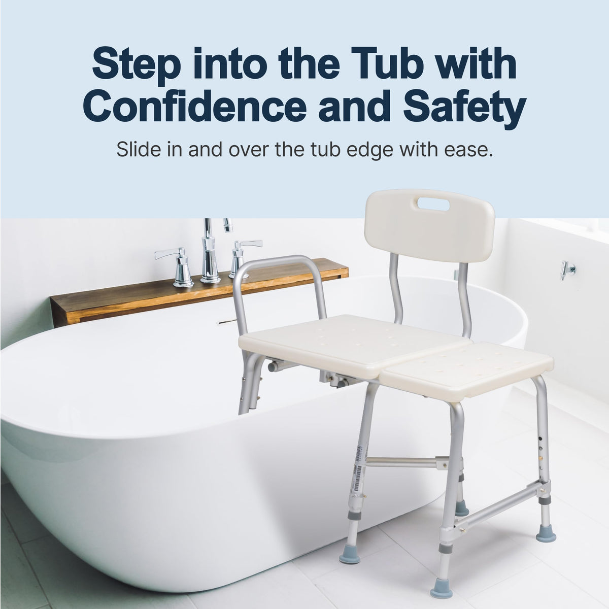 Heavy-Duty Bariatric Tub Transfer Bench L368