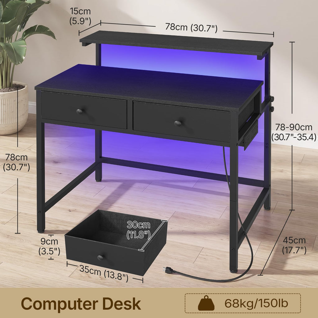 Computer Desk with Monitor Stand C422377