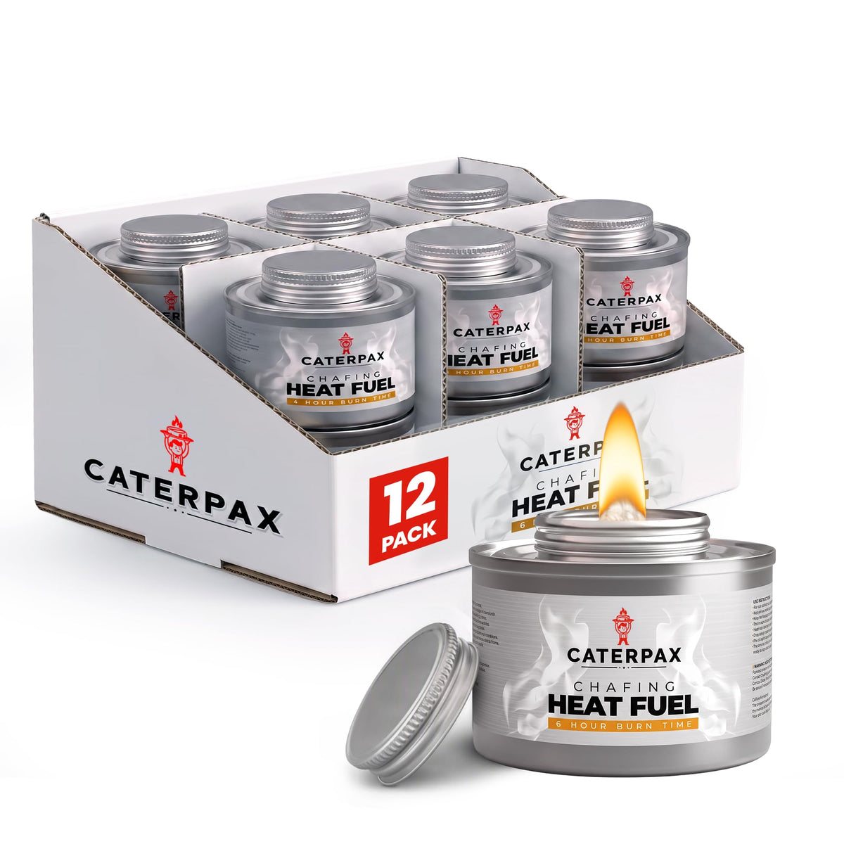 6 Hour Chafing Fuel Cans 12 Pack Z147