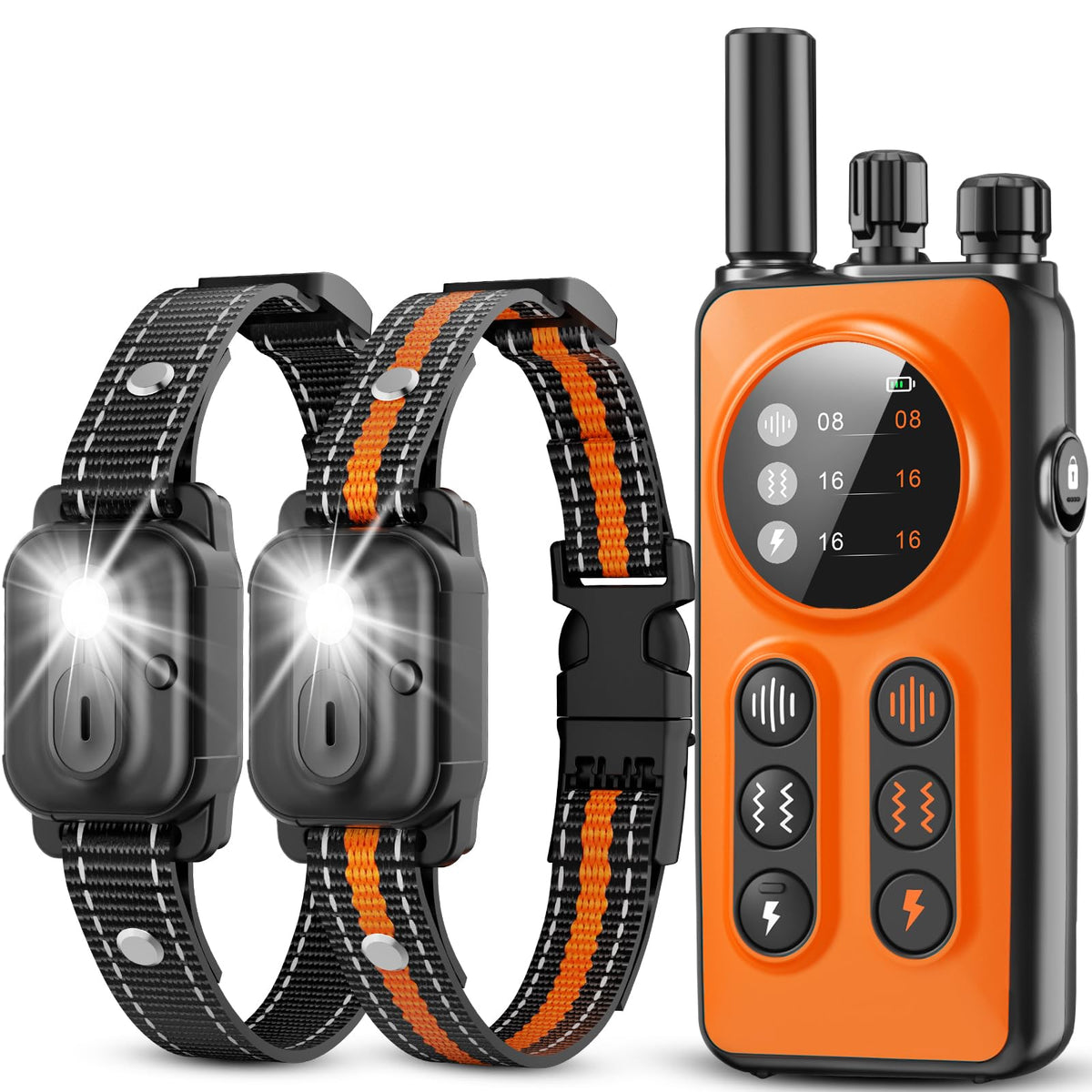 Orange Dog Training Collar with Remote X390875