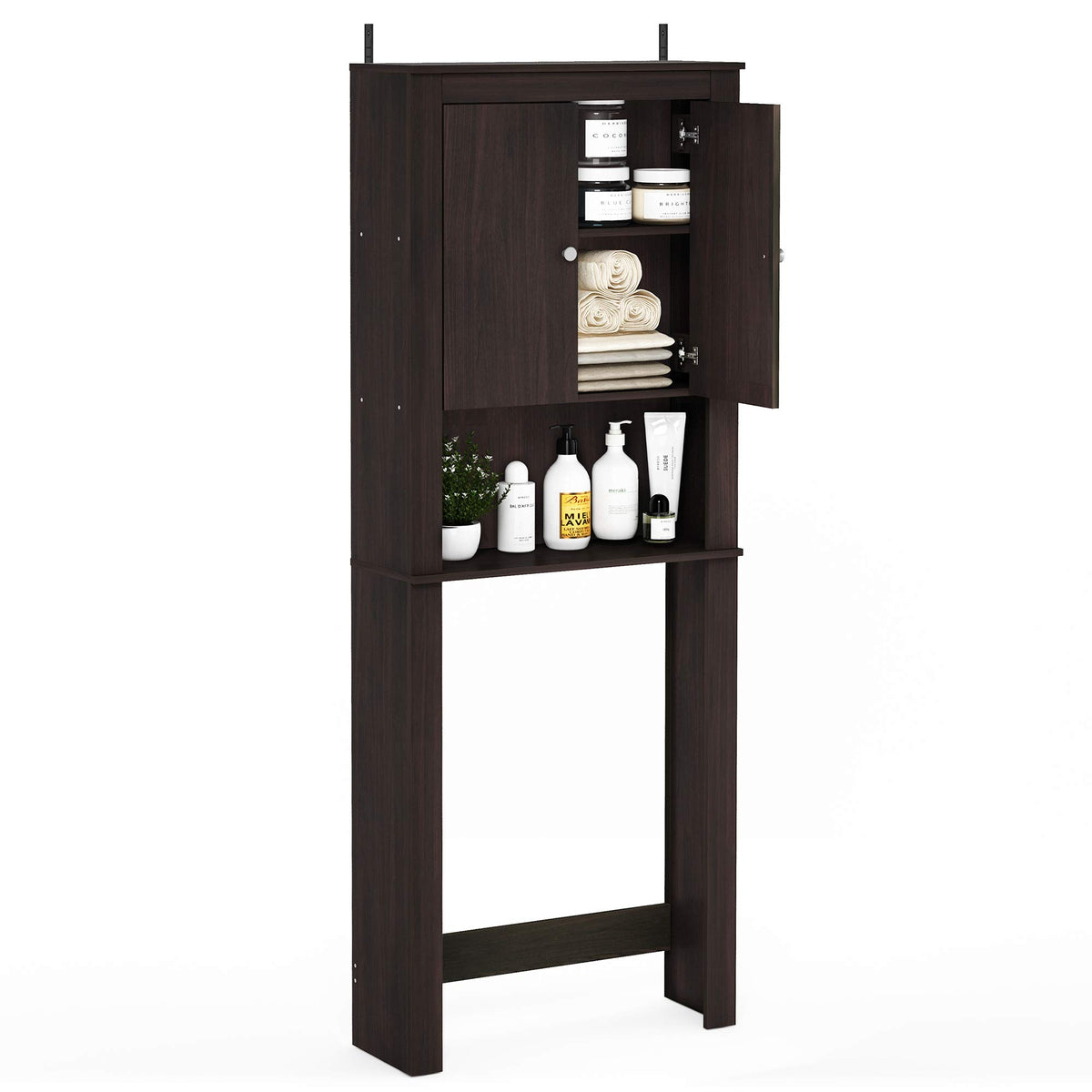 Black Over The Toilet Storage Cabinet K16609