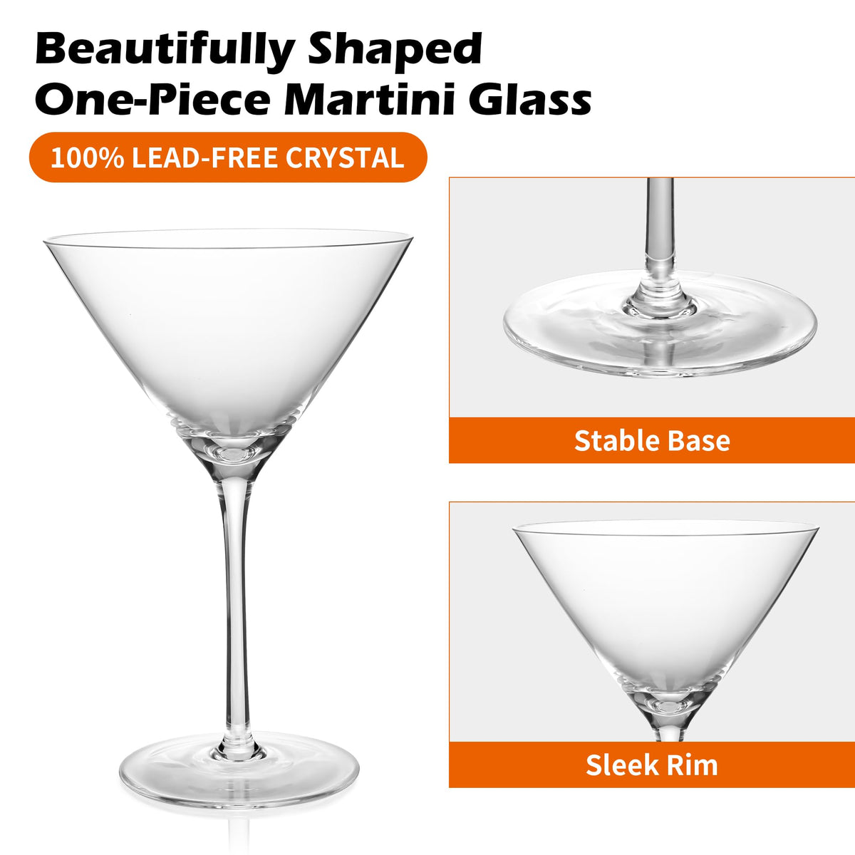 10oz Martini Glasses Set of 4 L723747