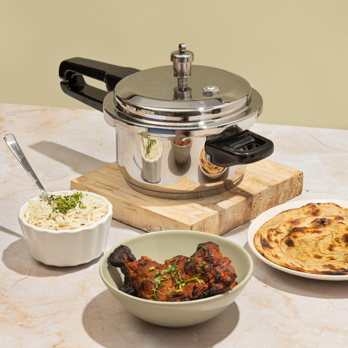 Stainless Steel 2-Liter Pressure Cooker Q5389