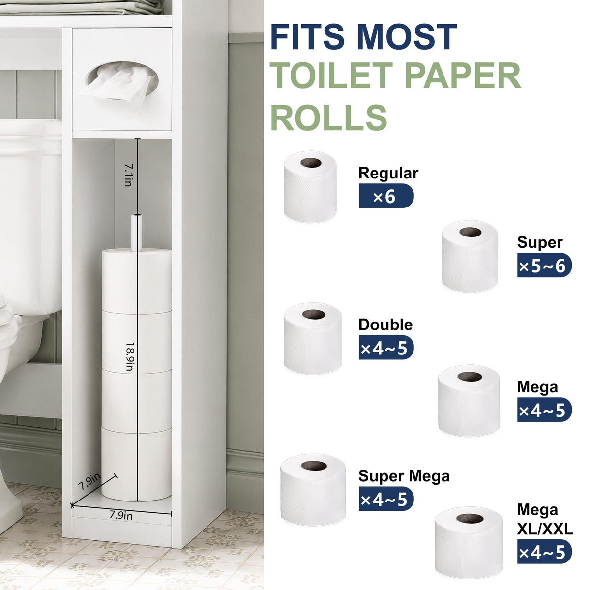 34" Over the Toilet Storage Cabinet with Arched Doors, White N493