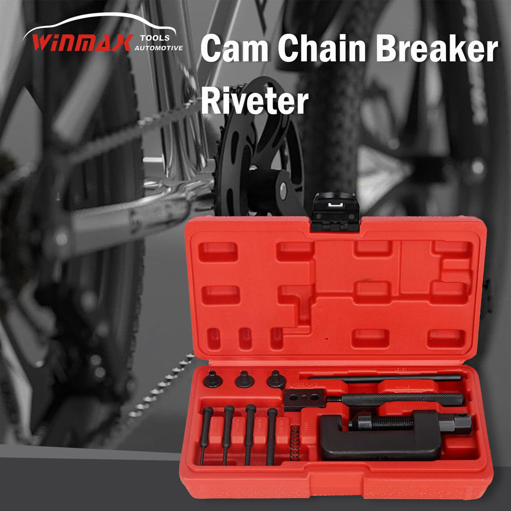 13 Pc Motorcycle Chain Breaker and Riveting Tool Kit T694